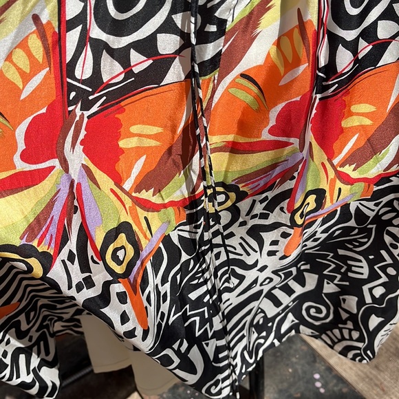 Phoebe Couture black and white print Butterfly Dress Sz2 - Picture 8 of 9